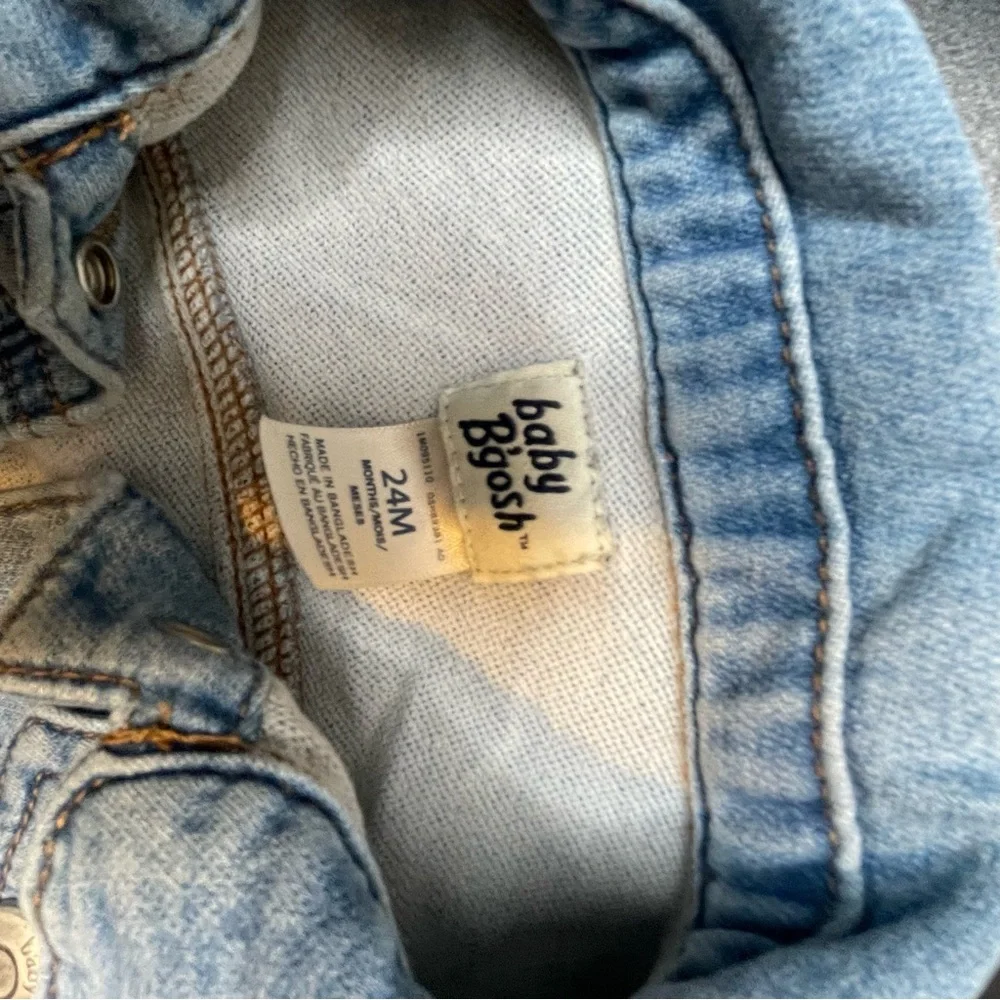 Baby B'gosh light wash denim jacket.
